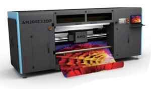 Double Side Print Inkjet Printer AM208I32DP for Textile Flag Material with 8 heads i3200 $46000